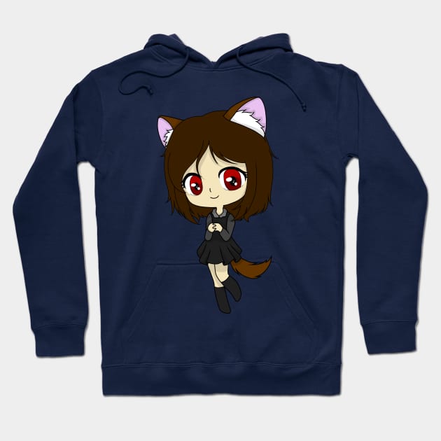 gacha wolf girl chibi Hoodie by LillyTheChibi